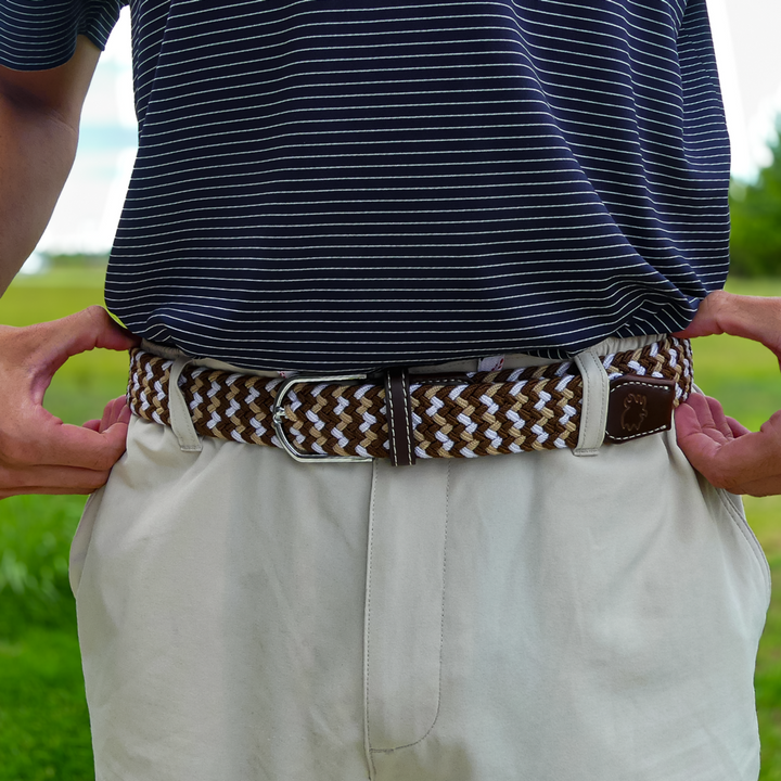 Roostas Woven Elastic Stretch Belt: The Marfa