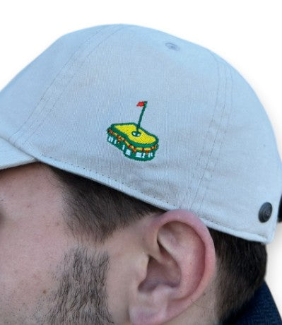 Peter Millar Whitaker Pimento Cheese Washed Twill Hat: Gale Grey