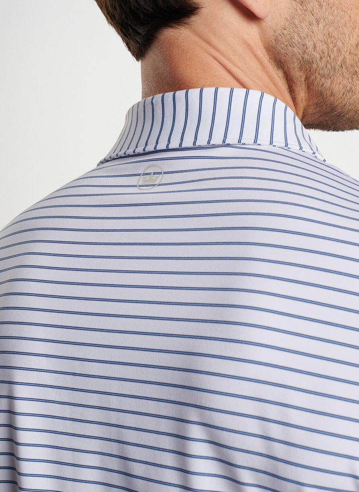 Peter Millar Drum Performance Polo: White