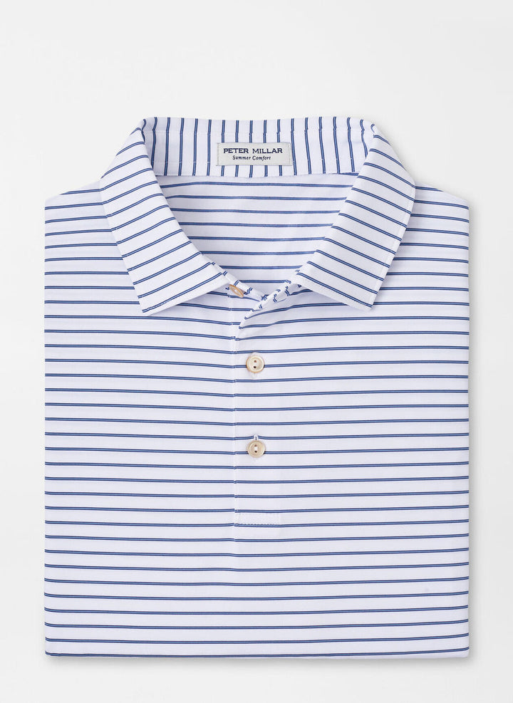 Peter Millar Drum Performance Polo: White