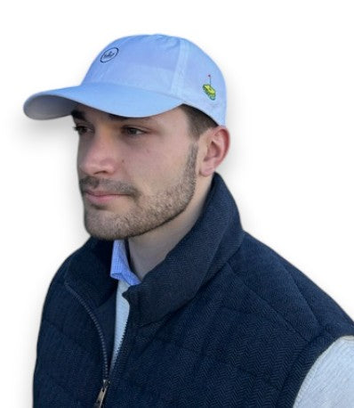 Peter Millar Whitaker Pimento Cheese Washed Twill Hat: White