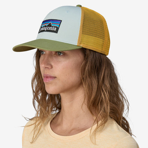 Patagonia P-6 Logo Trucker Hat: Wispy Green