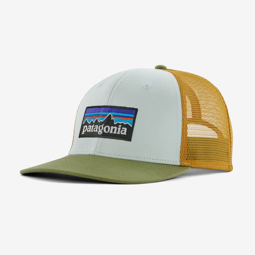 Patagonia P-6 Logo Trucker Hat: Wispy Green