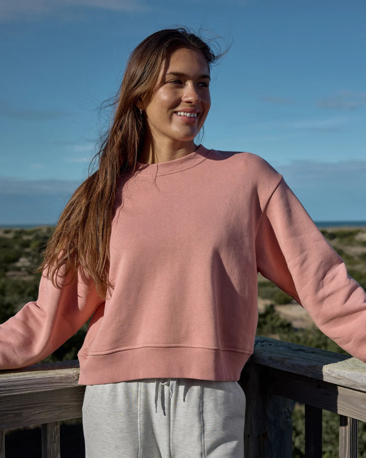 Free Fly Women's Bamboo Northcoast Fleece Crew: Shell