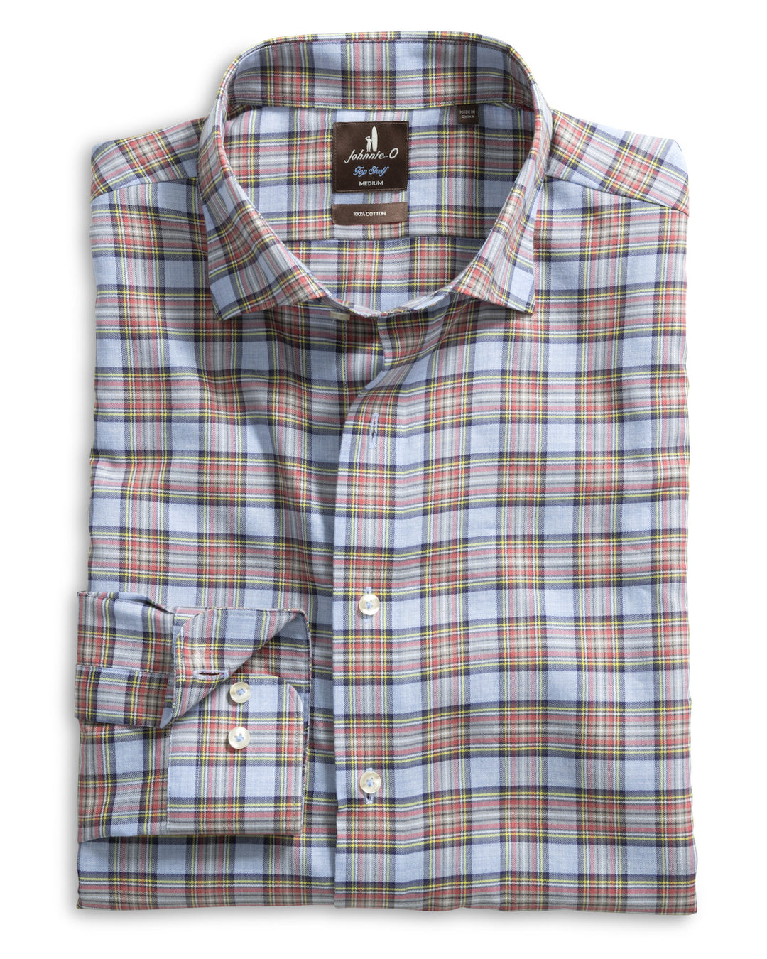 Johnnie-O Olympic Plaid Sport Shirt: Kona