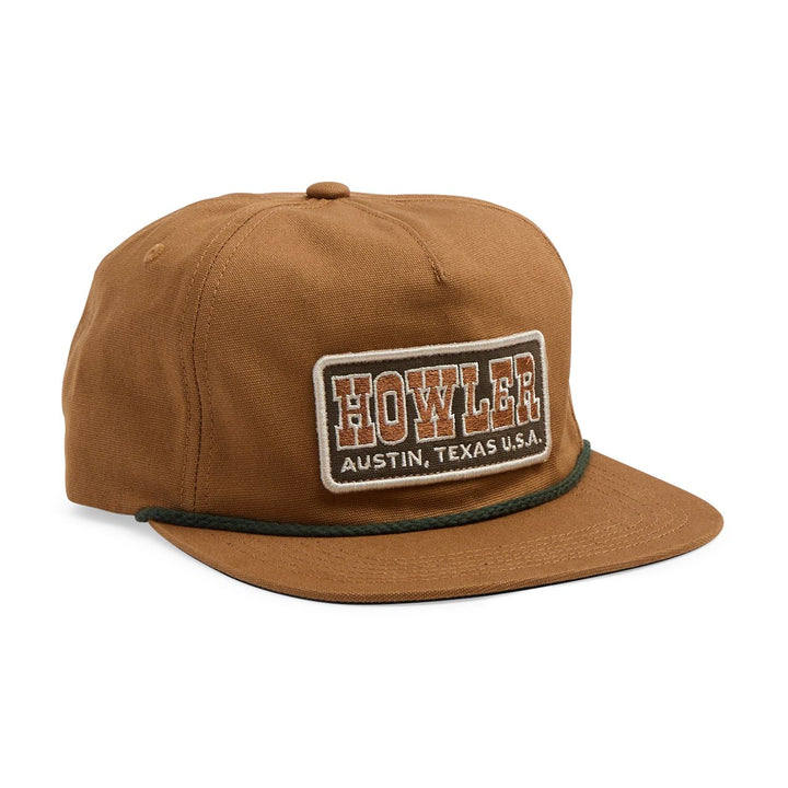 Howler Bros Unstructured Snapback Hat - Howler Slab: Duck Brown