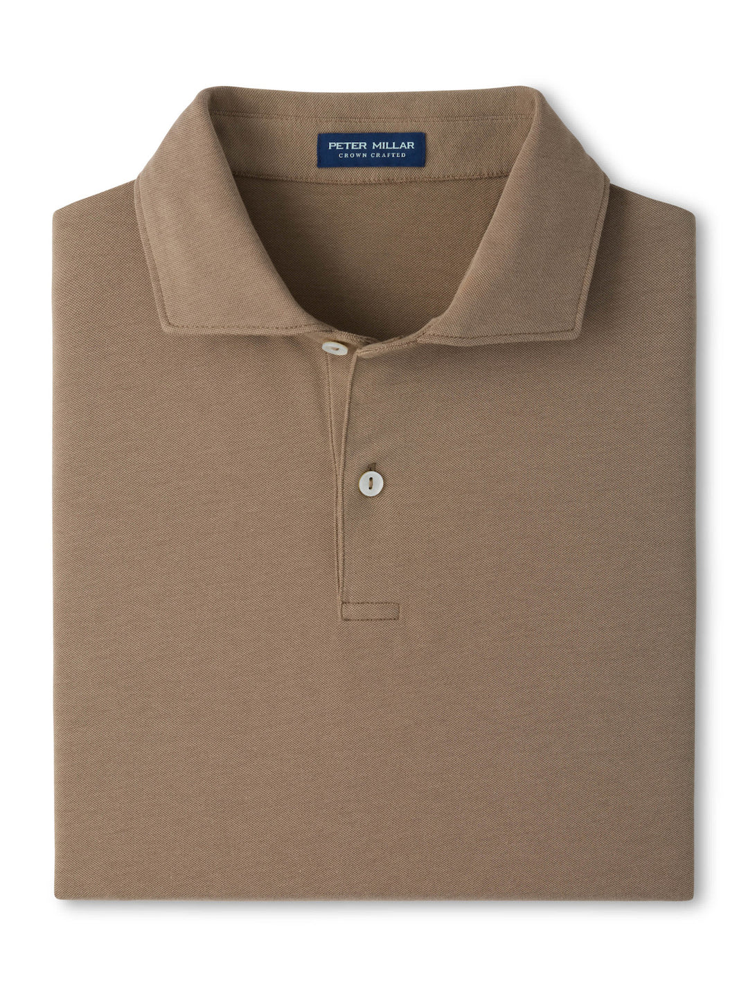 Peter Millar Crown Crafted Albatross Cotton-Blend Piqué Polo: Light Mocha
