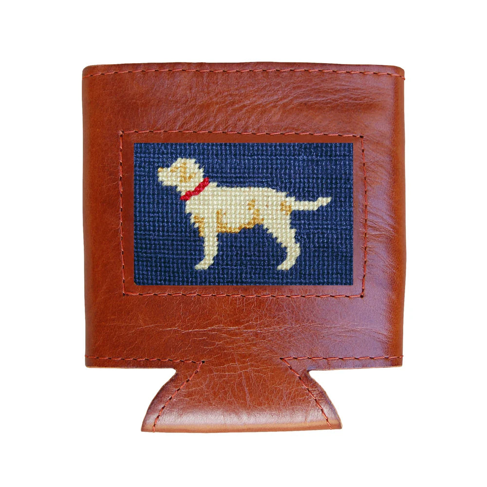 Smathers and Branson Yellow Lab Can Cooler: Navy
