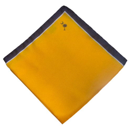 Craig Reagin South Carolina Palmetto Pocket Square: Yellow