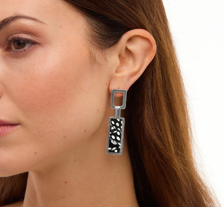 Brackish Yin Drop Earring: Silver