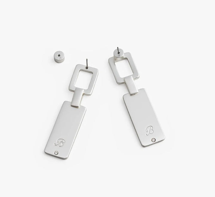 Brackish Yin Drop Earring: Silver