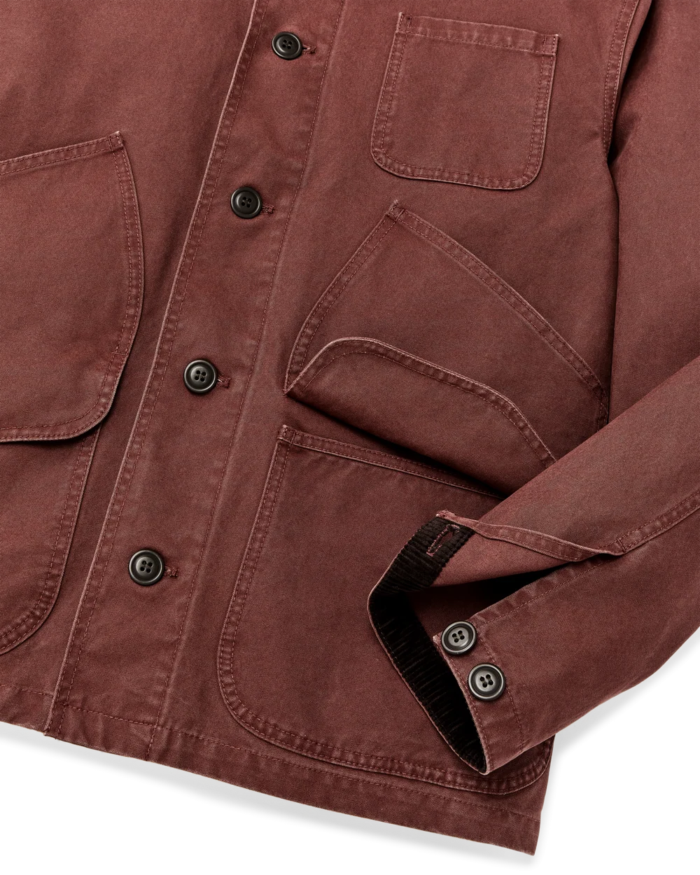 Filson Canvas Outfitter Jacket: Sequoia