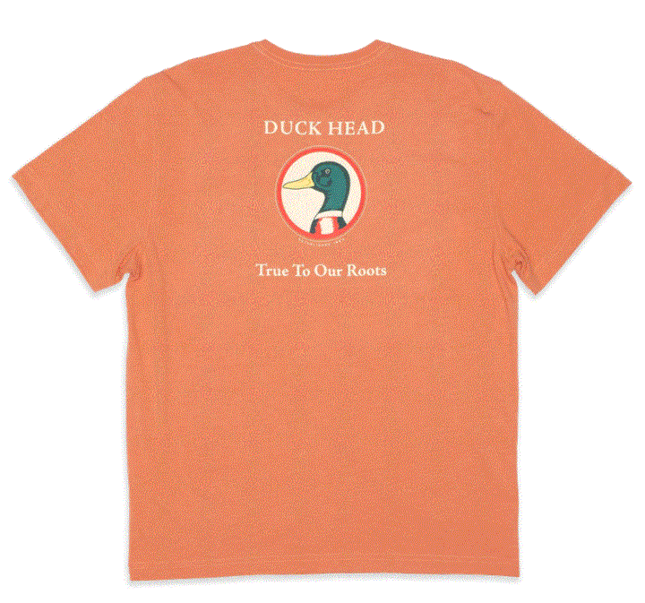 Duck Head True to Our Roots Short Sleeve T-Shirt: Apricot Brandy Heather