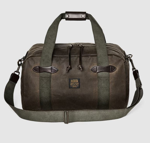 Filson Small Tin Cloth Duffle Bag: Otter Green