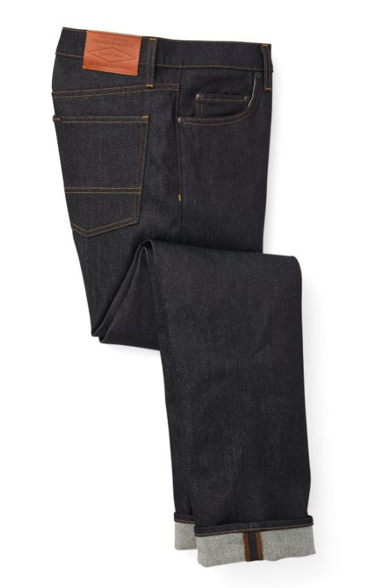 Filson Muleskinner Jeans: Raw Indigo