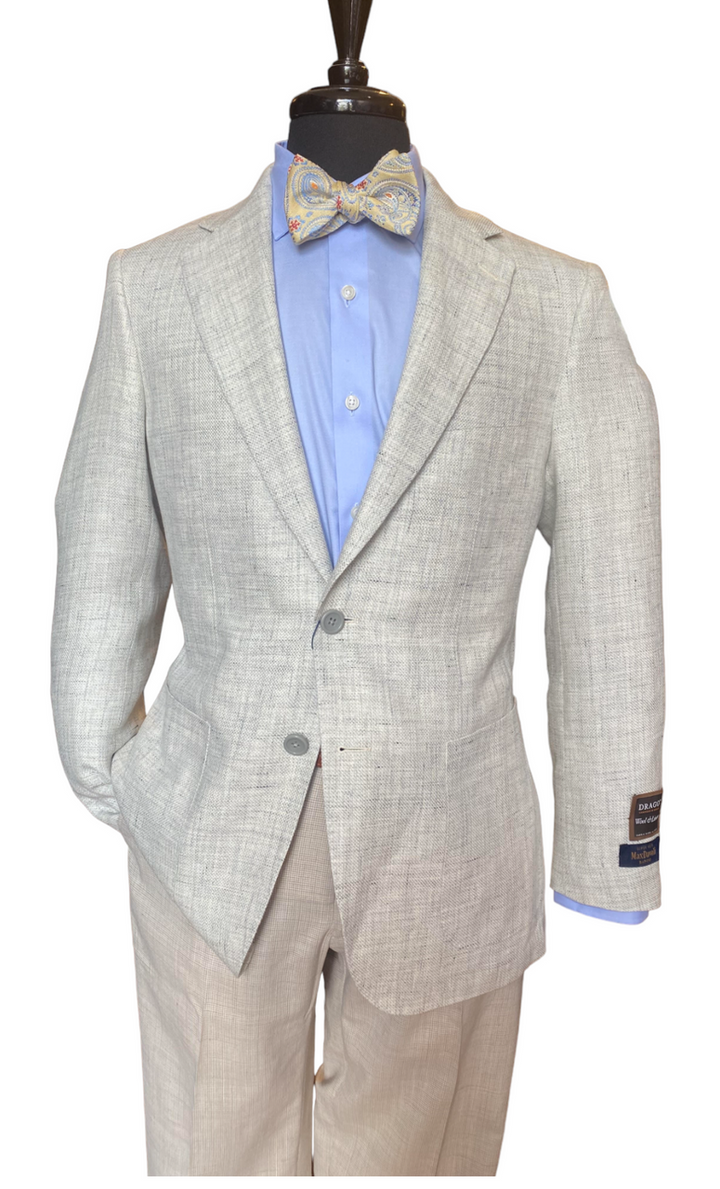 Maxdavoli by MaxMan Drago Soft Oatmeal Sport Coat