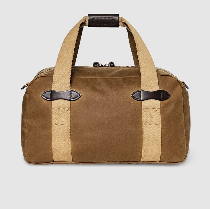 Filson Small Tin Cloth Duffle Bag: Dark Tan