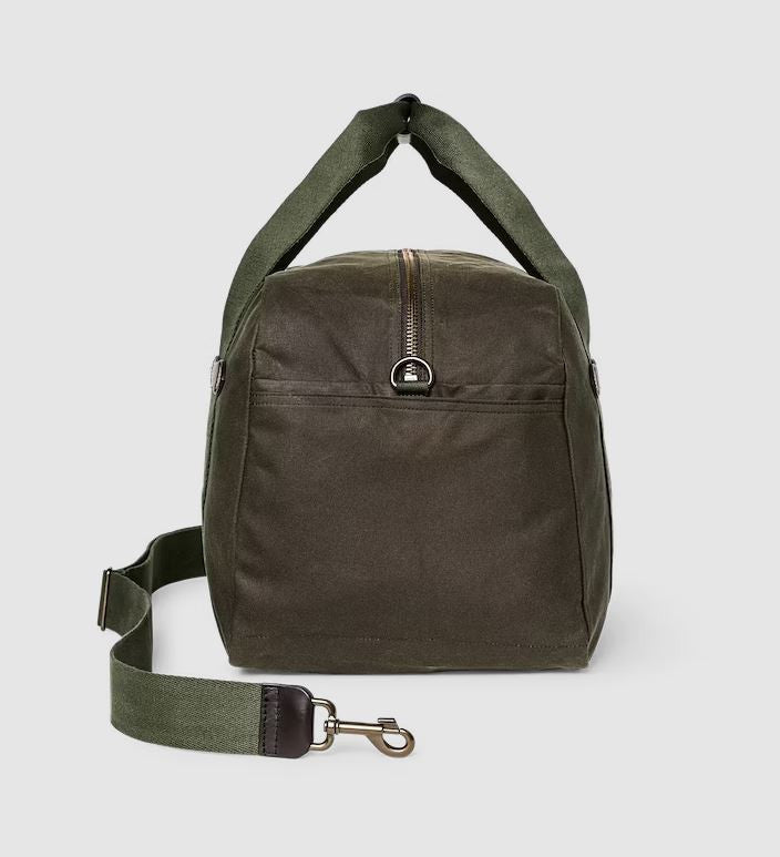 Filson Medium Tin Cloth Duffle Bag: Otter Green