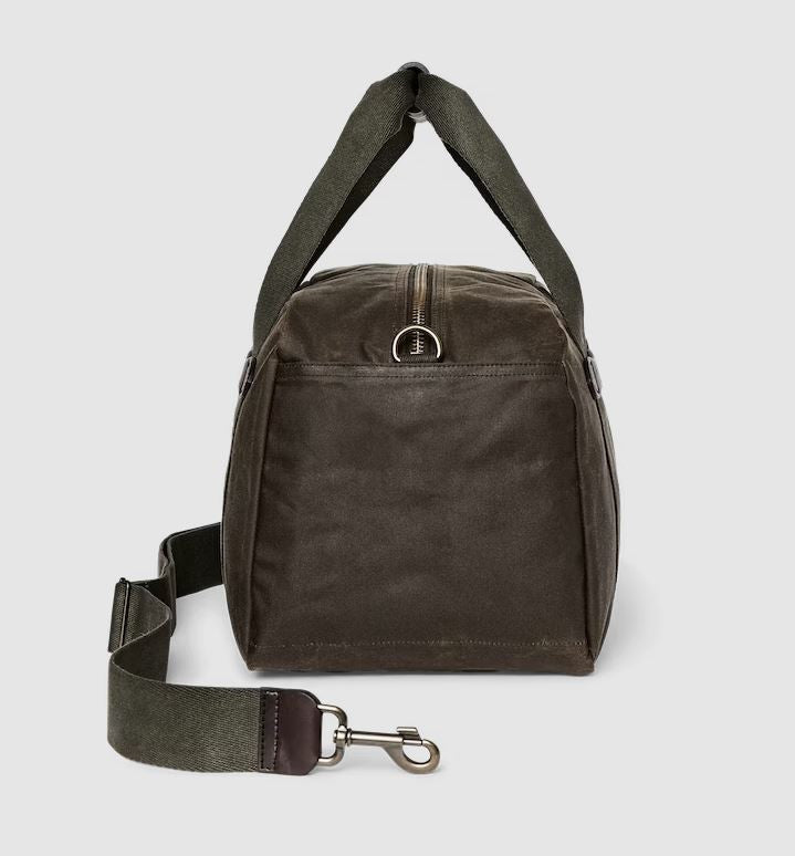 Filson Small Tin Cloth Duffle Bag: Otter Green