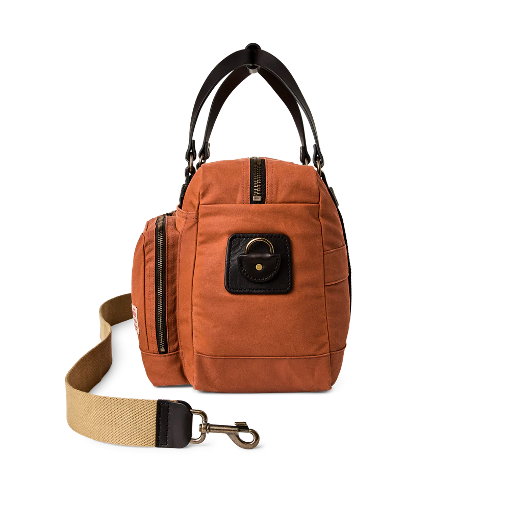 Filson 48 Hour Tin Cloth Duffle Bag: Rust
