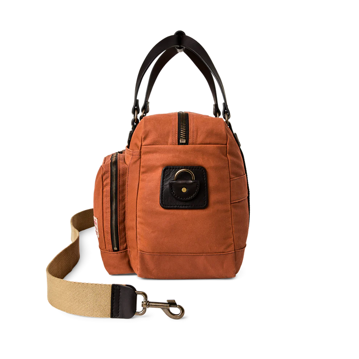 Filson 48 Hour Tin Cloth Duffle Bag: Rust