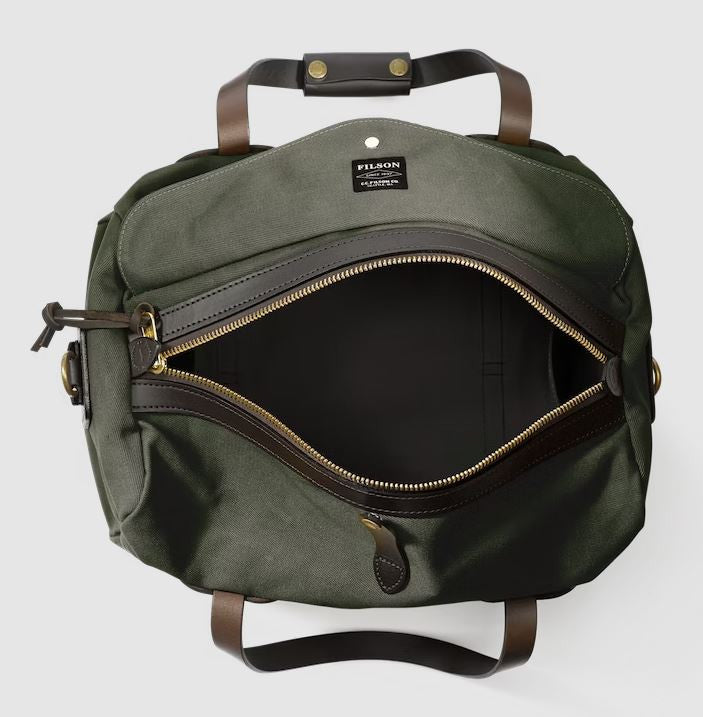 Filson Small Rugged Twill Duffle Bag: Otter Green