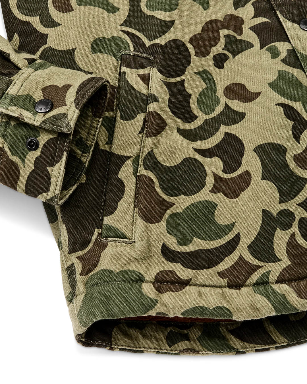 Filson Fleece Lined Jac-Shirt: Tundra Shrub Camo