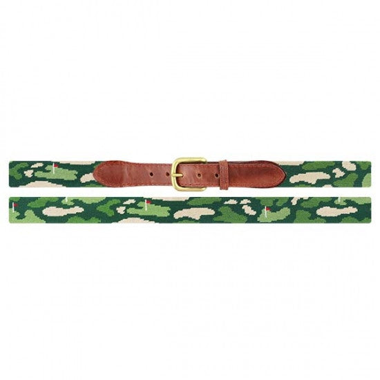 Smathers and Branson Needlepoint Belt: Golfers Camo