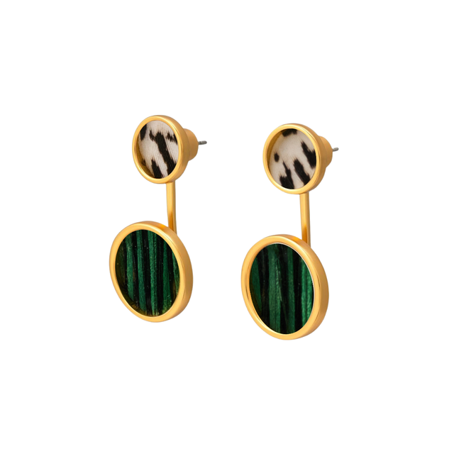 Brackish Talia Bezel Jacket Earring