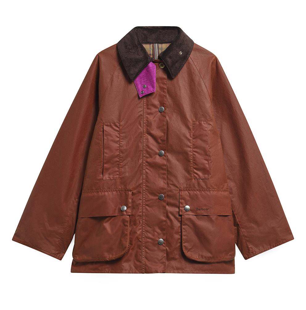 Barbour x Paul Smith Women's Beaufort Wax Jacket: Russet/Classic/Muted