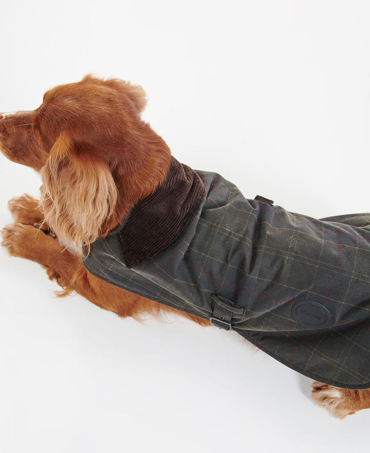 Barbour Tartan Waxed Dog Coat: Classic Tartan
