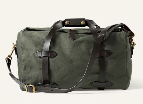 Filson Small Rugged Twill Duffle Bag: Otter Green