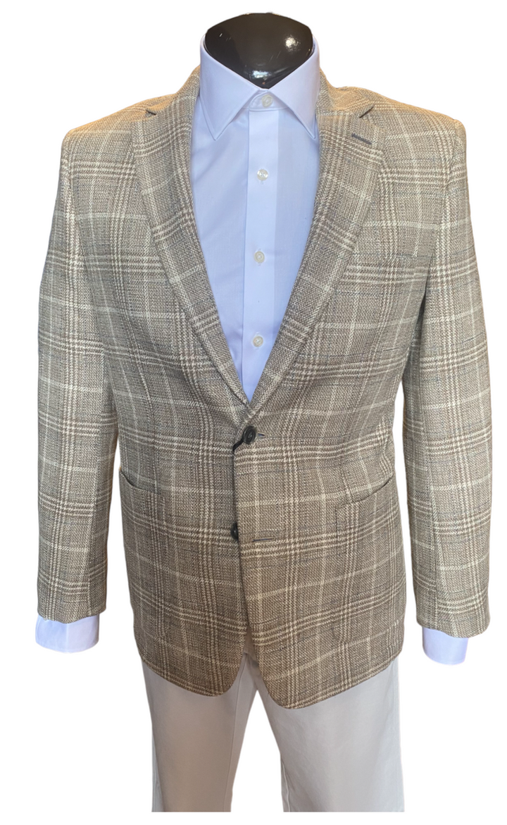 Stantt Oat Multi Plaid Sportcoat