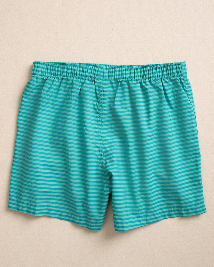 Southern Tide Aberdeen Stripe Boxer: Spruce Shade