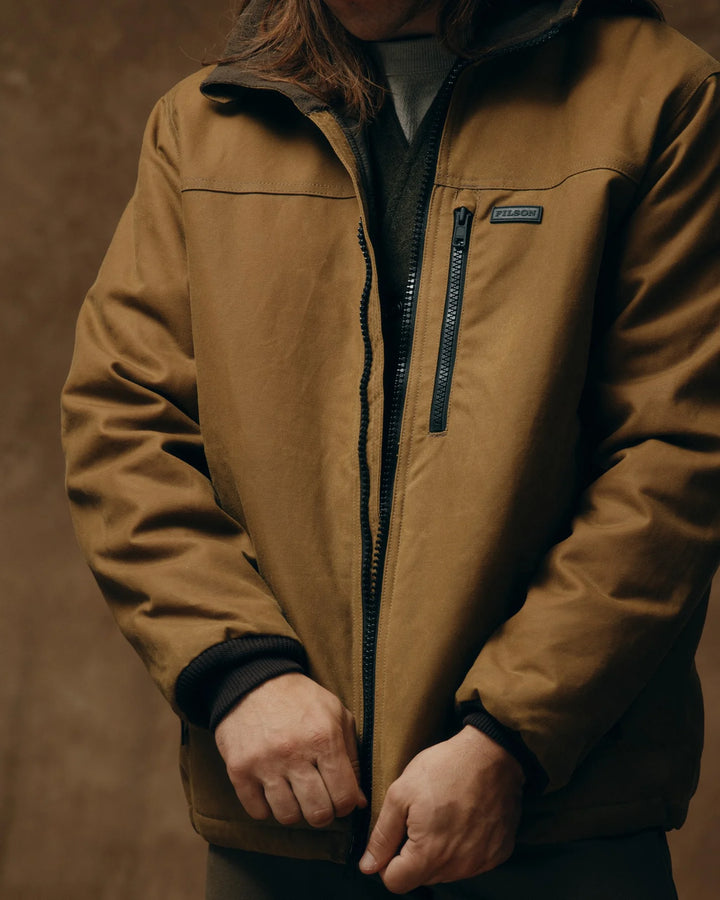 Filson Tin Cloth Primaloft® Jacket: Dark Tan