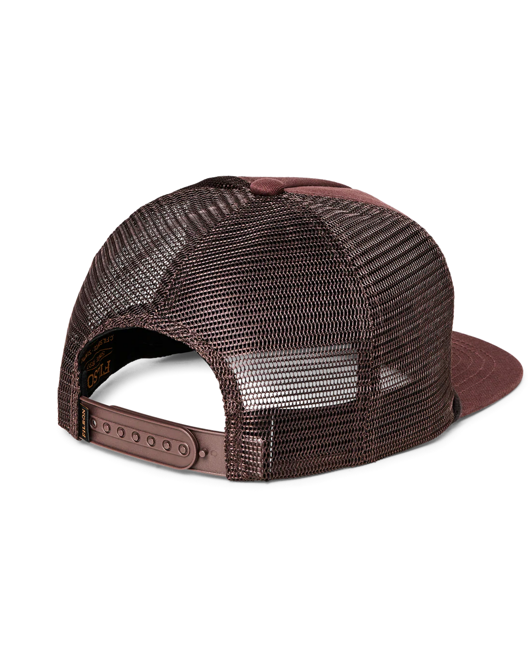 Filson Trucker Mesh Cap: Redwood/Scenic