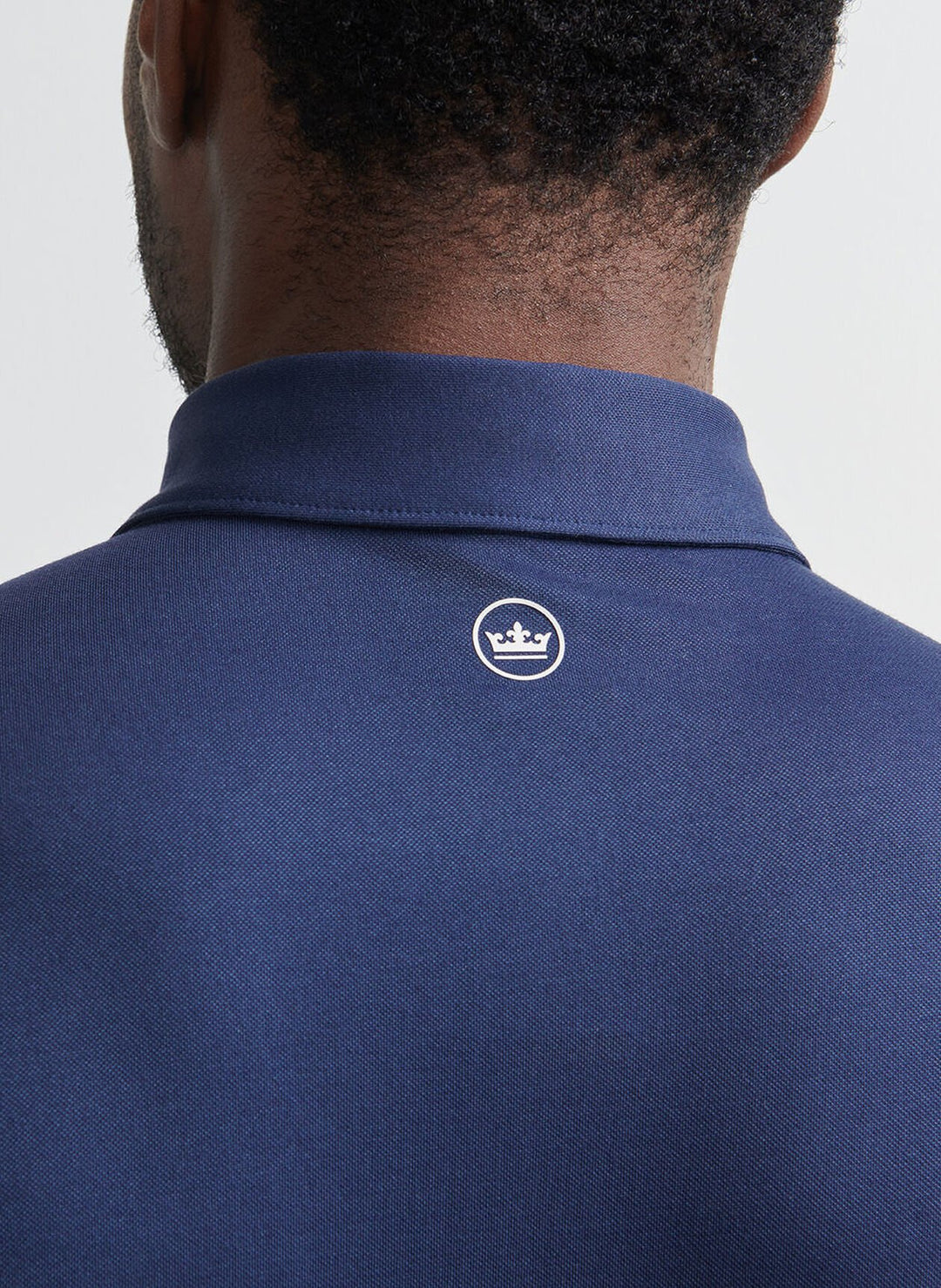 Peter Millar Crown Crafted Albatross Cotton-Blend Pique Polo: Navy