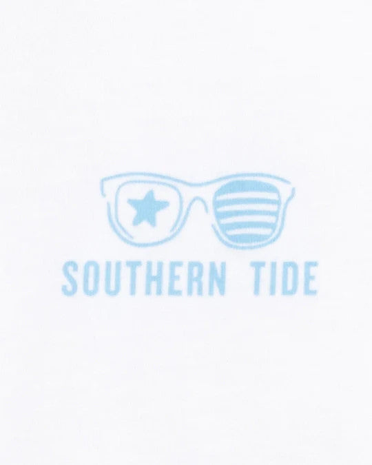 Southern Tide American Skipjack BBQ T-shirt: Classic White