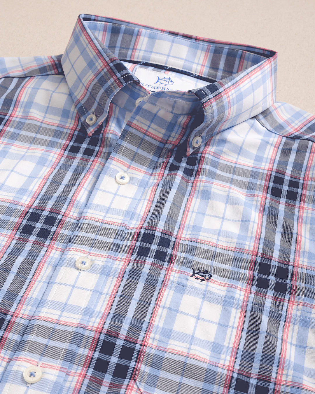 Southern Tide Intercoastal Willowbrook Plaid Sportshirt: Ocean Channel