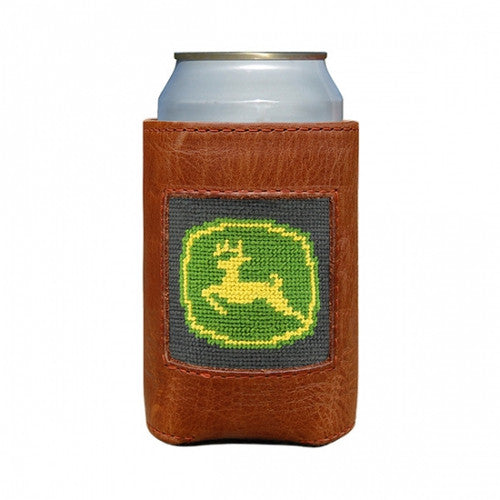 Smathers and Branson John Deere Needlepoint Can Cooler