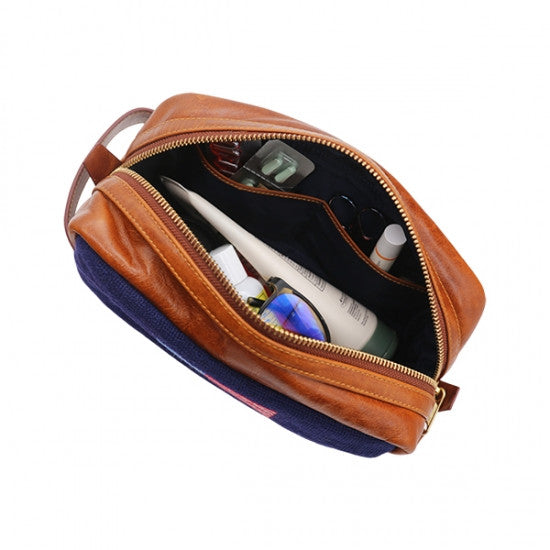 Smathers & Branson Arnold Palmer Umbrella Needlepoint Toiletry Bag
