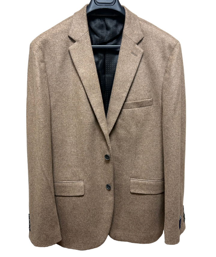 Stantt Wool Knit Blazer: Brown