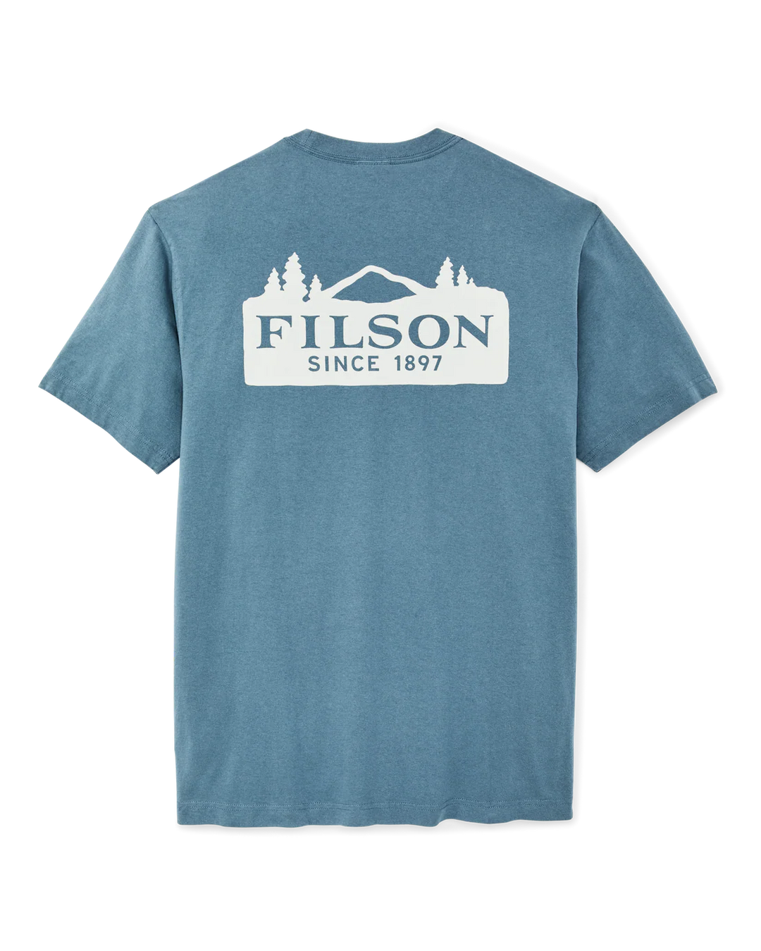 Filson Short Sleeve Scenic Graphic T-Shirt: Bluefin