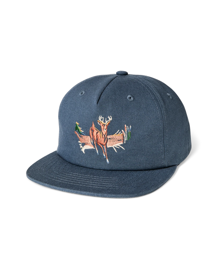 Filson Deer Trucker Cap: Dusty Blue