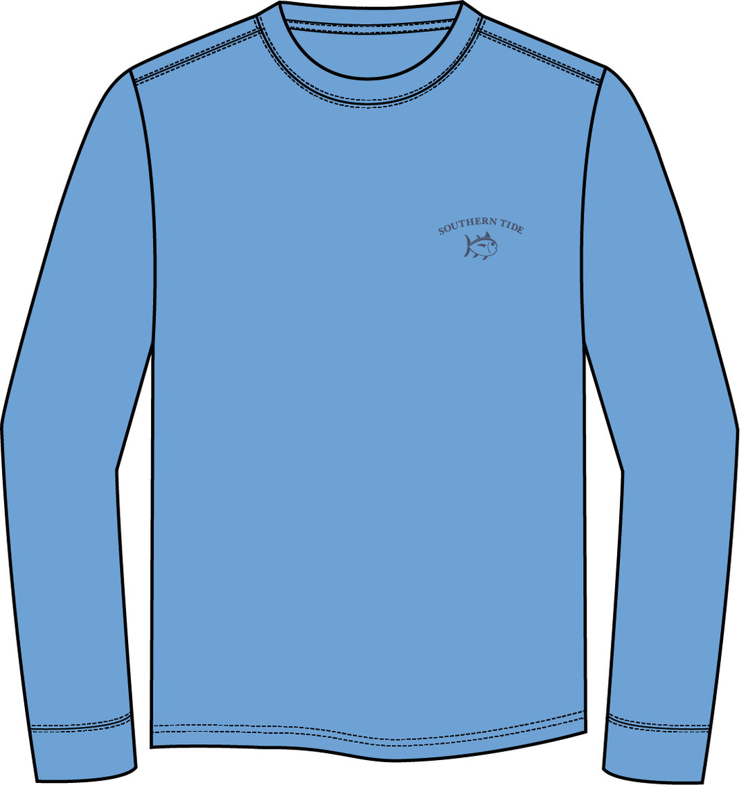 Southern Tide ST Sunset Long Sleeve T-shirt: Ocean Channel