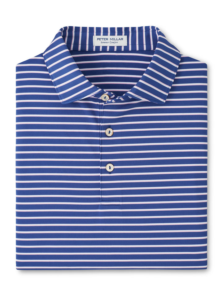 Peter Millar Dunnes Performance Jersey Polo: Sport Navy