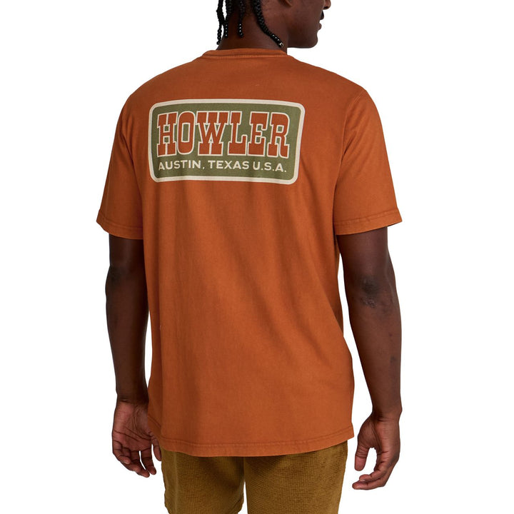 Howler Cotton T-shirt: Howler Slab - Caramel