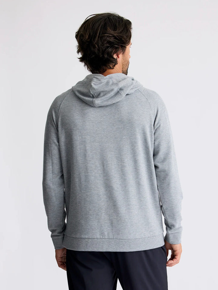 Free Fly Men's Bamboo Lightweight Fleece Hoodie: Heather Grey