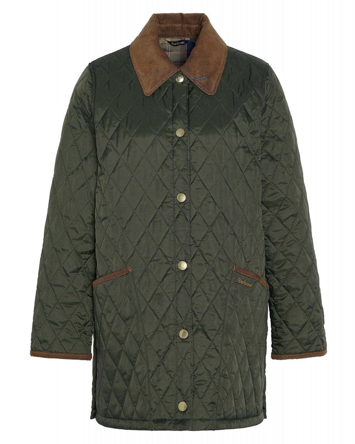 Barbour 30th Anniversary Modern Liddesdale Quilted Jacket: Olive/Classic