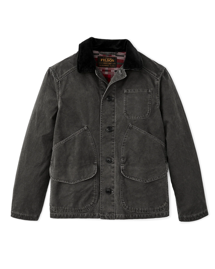 Filson Canvas Outfitter Jacket: Peat